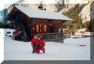 Chalet + famille