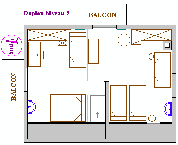 Plan Duplex Nyon niv 2